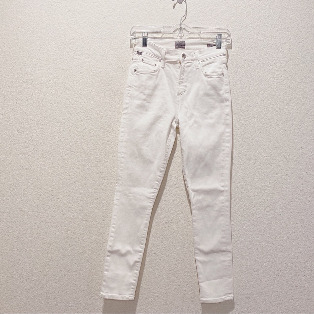 Citizen of Humanity Rocket Crop High Rise Skinny in White size 25” - Picture 5 of 9
